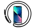 Funda Colgante Transparente compatible con Iphone 13 Mini (5.4) con Cordon Negro