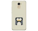 Funda Gel Tpu para Huawei Y7 Diseño Pingüino Dibujos