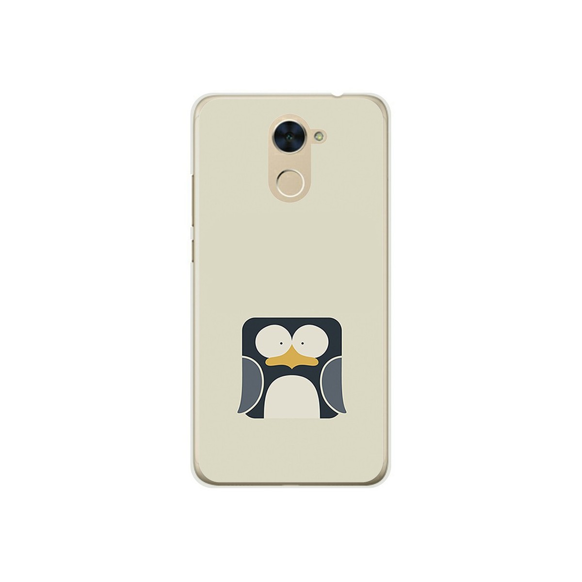 Funda Gel Tpu para Huawei Y7 Diseño Pingüino Dibujos