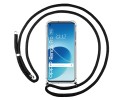 Funda Colgante Transparente para Oppo Reno 6 Pro 5G con Cordon Negro
