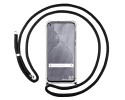 Funda Colgante Transparente para Realme GT Master Edition con Cordon Negro