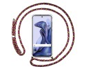 Funda Colgante Transparente para Xiaomi 11T 5G / 11T Pro 5G con Cordon Rosa / Dorado