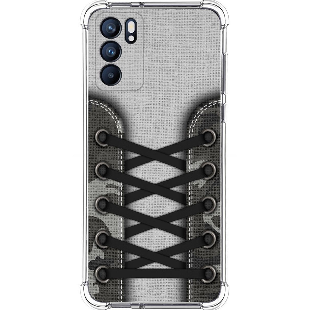 Funda Silicona Antigolpes para Oppo Reno 6 5G diseño Zapatillas 16 Dibujos