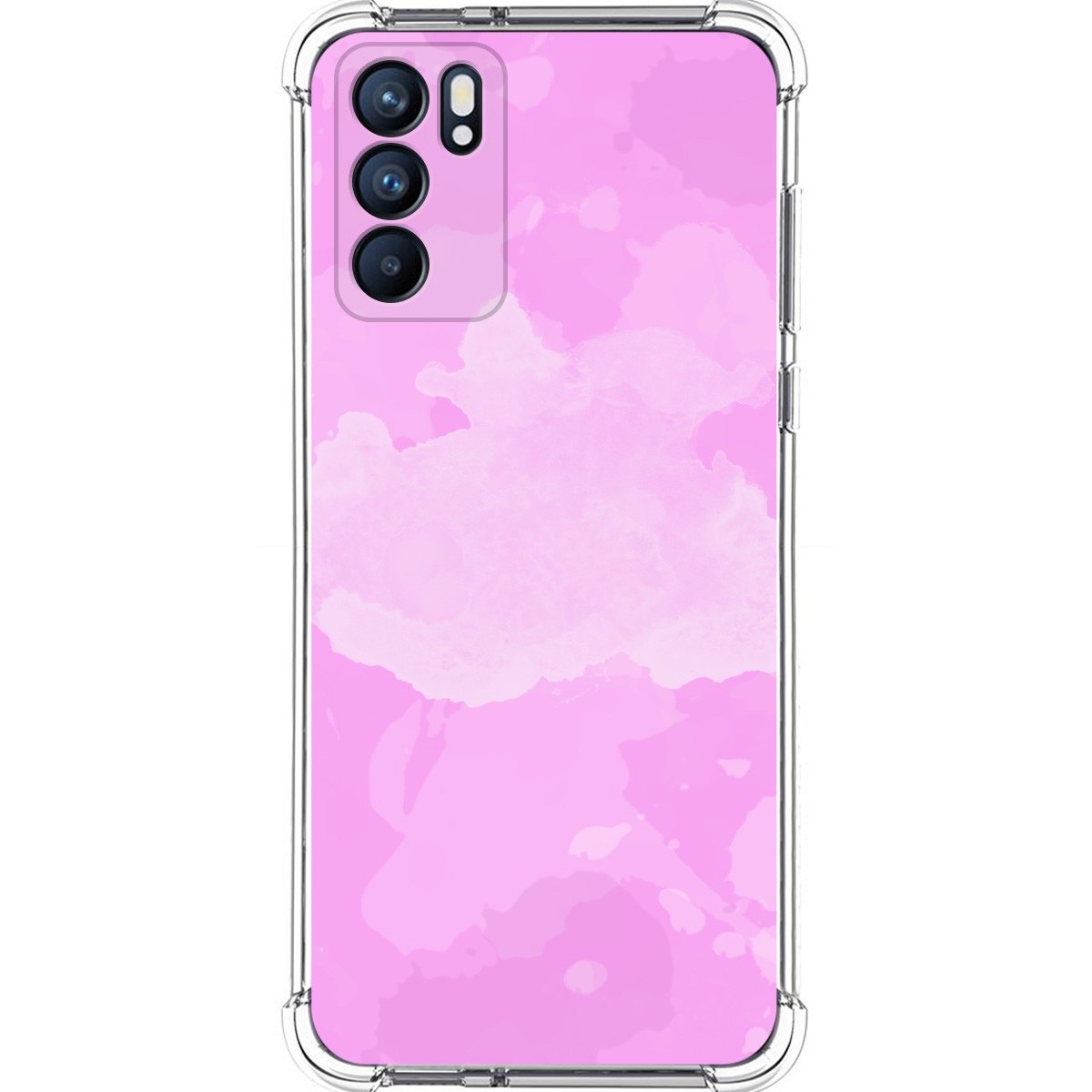Funda Silicona Antigolpes para Oppo Reno 6 5G diseño Acuarela 04 Dibujos