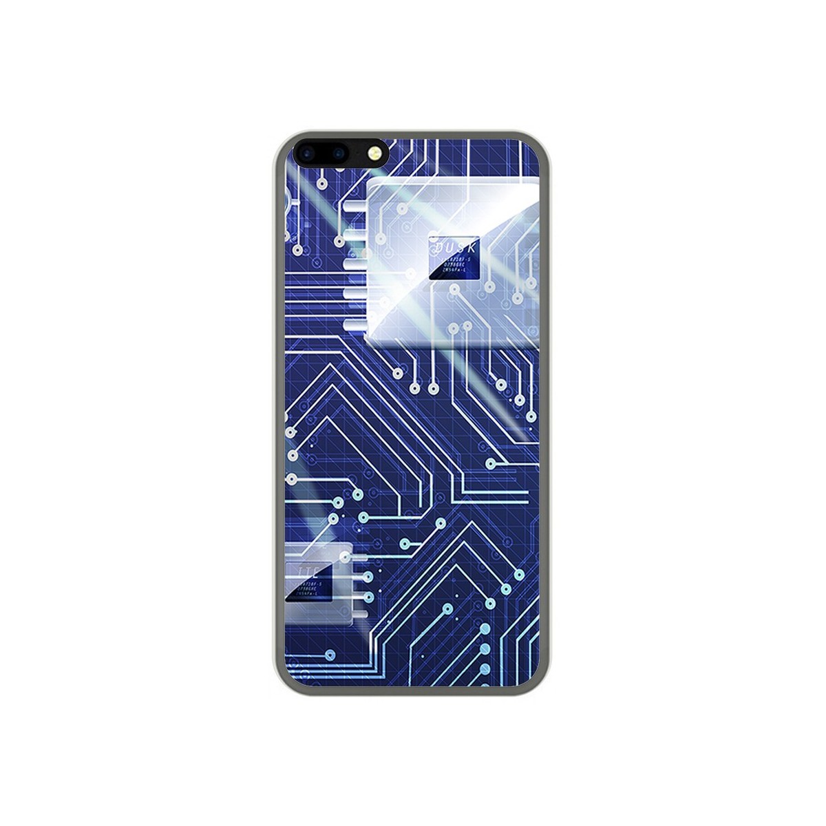 Funda Gel Tpu para Leagoo M7 Diseño Circuito Dibujos