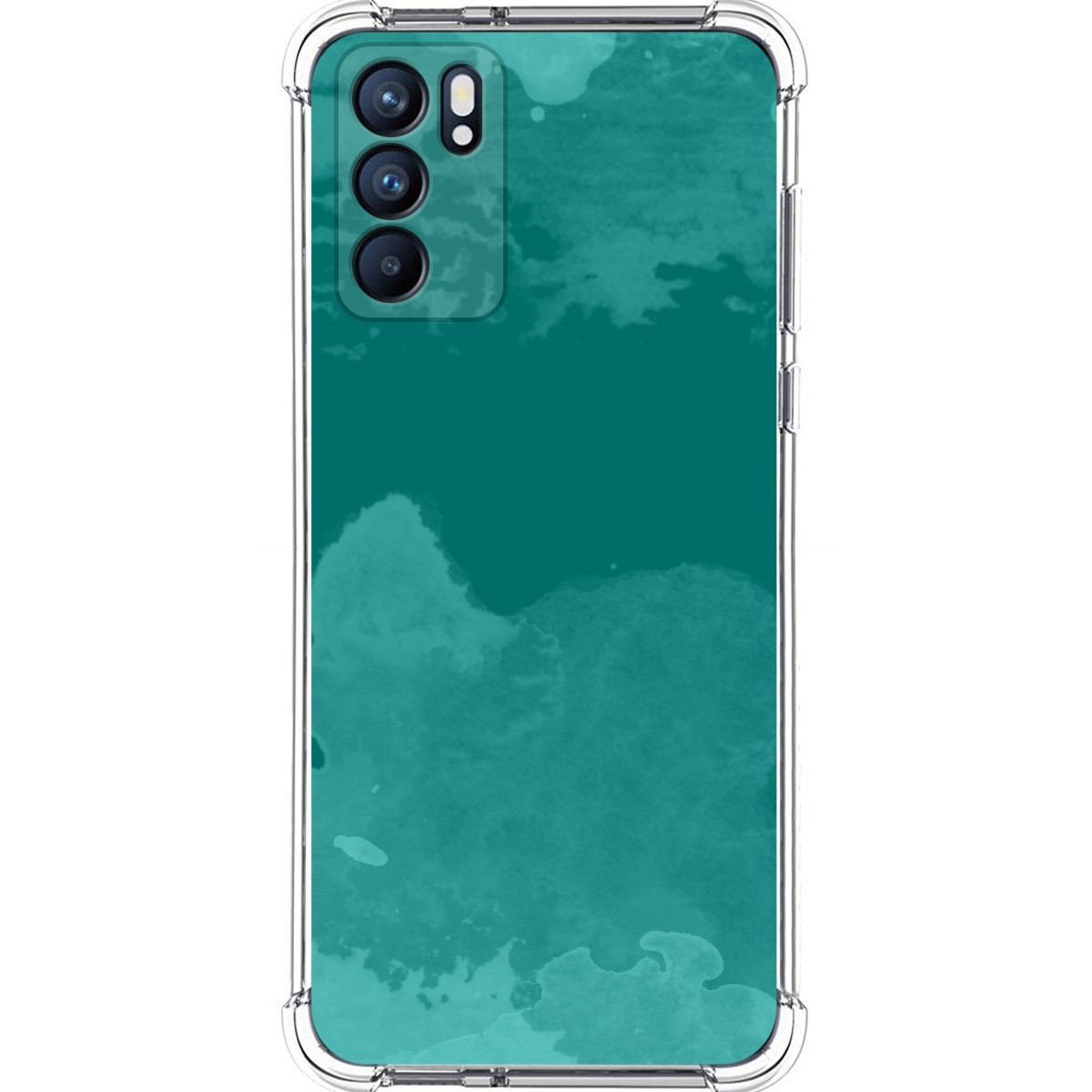 Funda Silicona Antigolpes para Oppo Reno 6 5G diseño Acuarela 06 Dibujos
