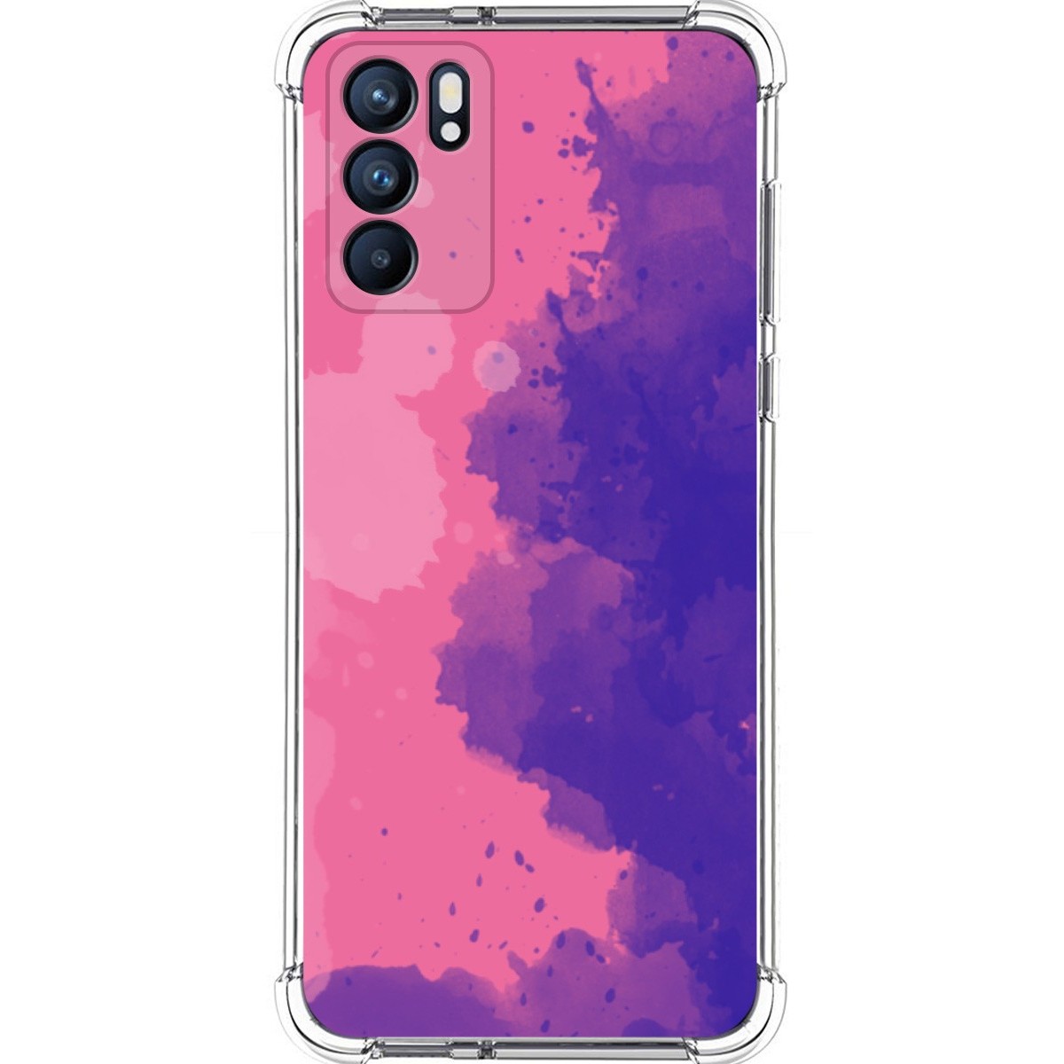 Funda Silicona Antigolpes para Oppo Reno 6 5G diseño Acuarela 07 Dibujos