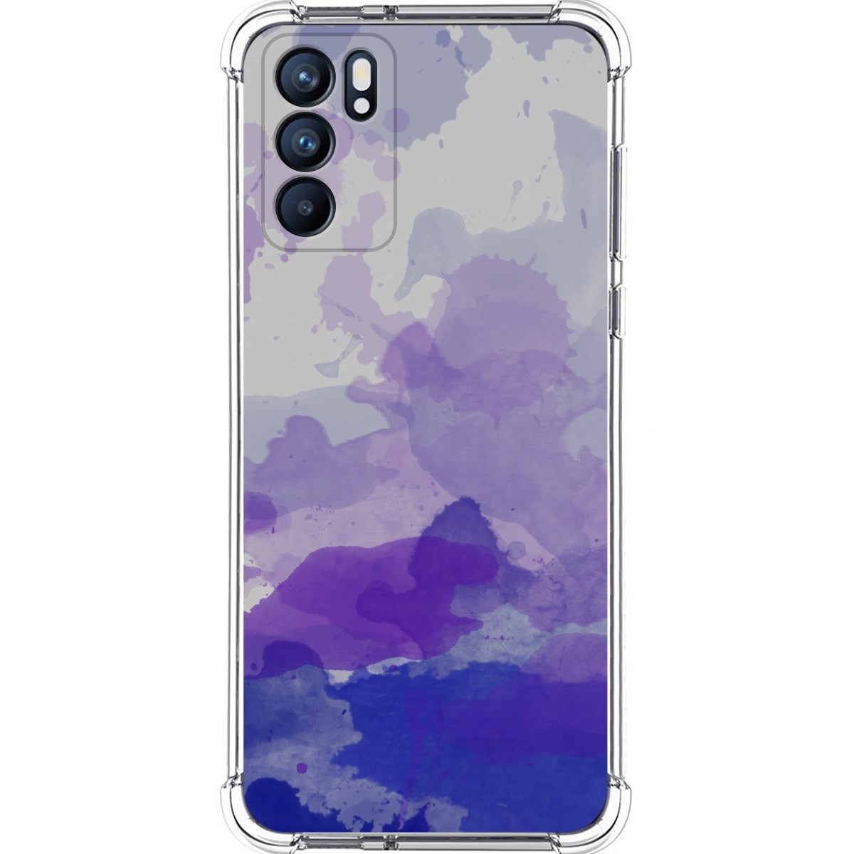 Funda Silicona Antigolpes para Oppo Reno 6 5G diseño Acuarela 09 Dibujos