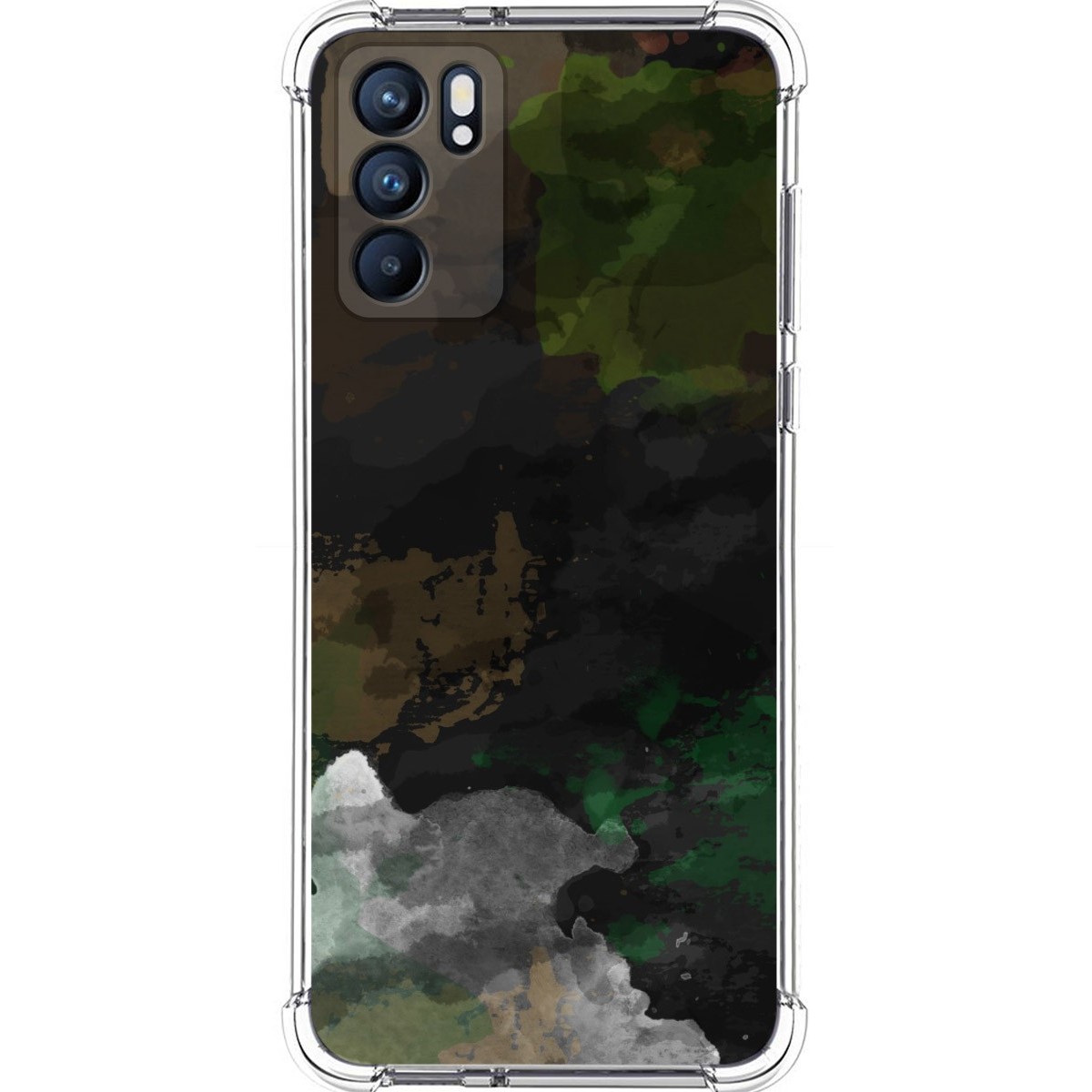 Funda Silicona Antigolpes para Oppo Reno 6 5G diseño Acuarela 12 Dibujos