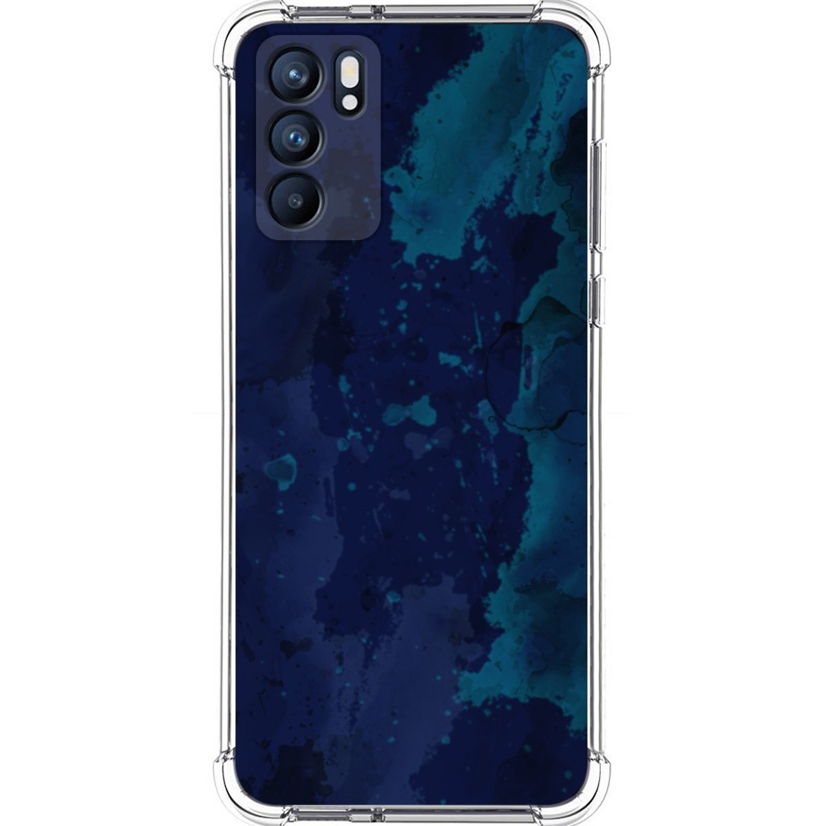 Funda Silicona Antigolpes para Oppo Reno 6 5G diseño Acuarela 13 Dibujos