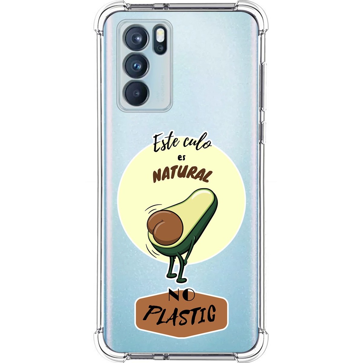 Funda Silicona Antigolpes para Oppo Reno 6 Pro 5G diseño Culo Natural Dibujos