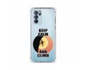 Funda Silicona Antigolpes para Oppo Reno 6 Pro 5G diseño Hombre Escalada Dibujos