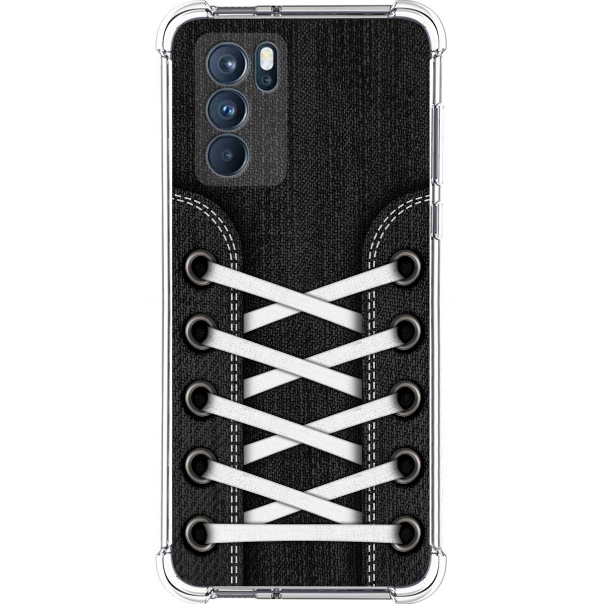 Funda Silicona Antigolpes para Oppo Reno 6 Pro 5G diseño Zapatillas 02 Dibujos