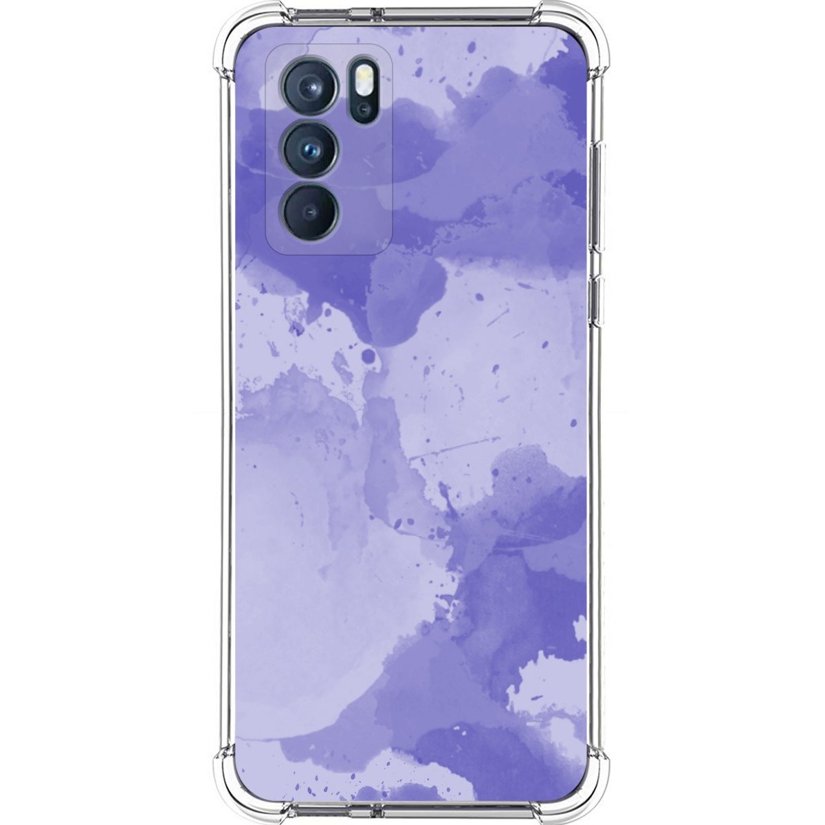Funda Silicona Antigolpes para Oppo Reno 6 Pro 5G diseño Acuarela 01 Dibujos