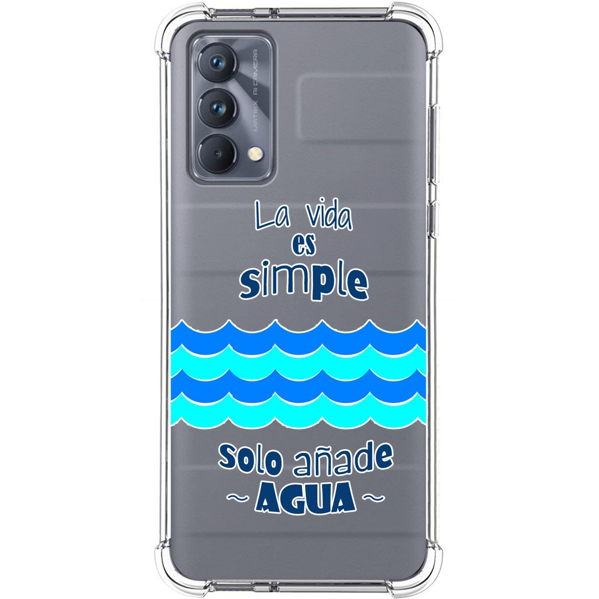 Funda Silicona Antigolpes para Realme GT Master Edition diseño Agua Dibujos
