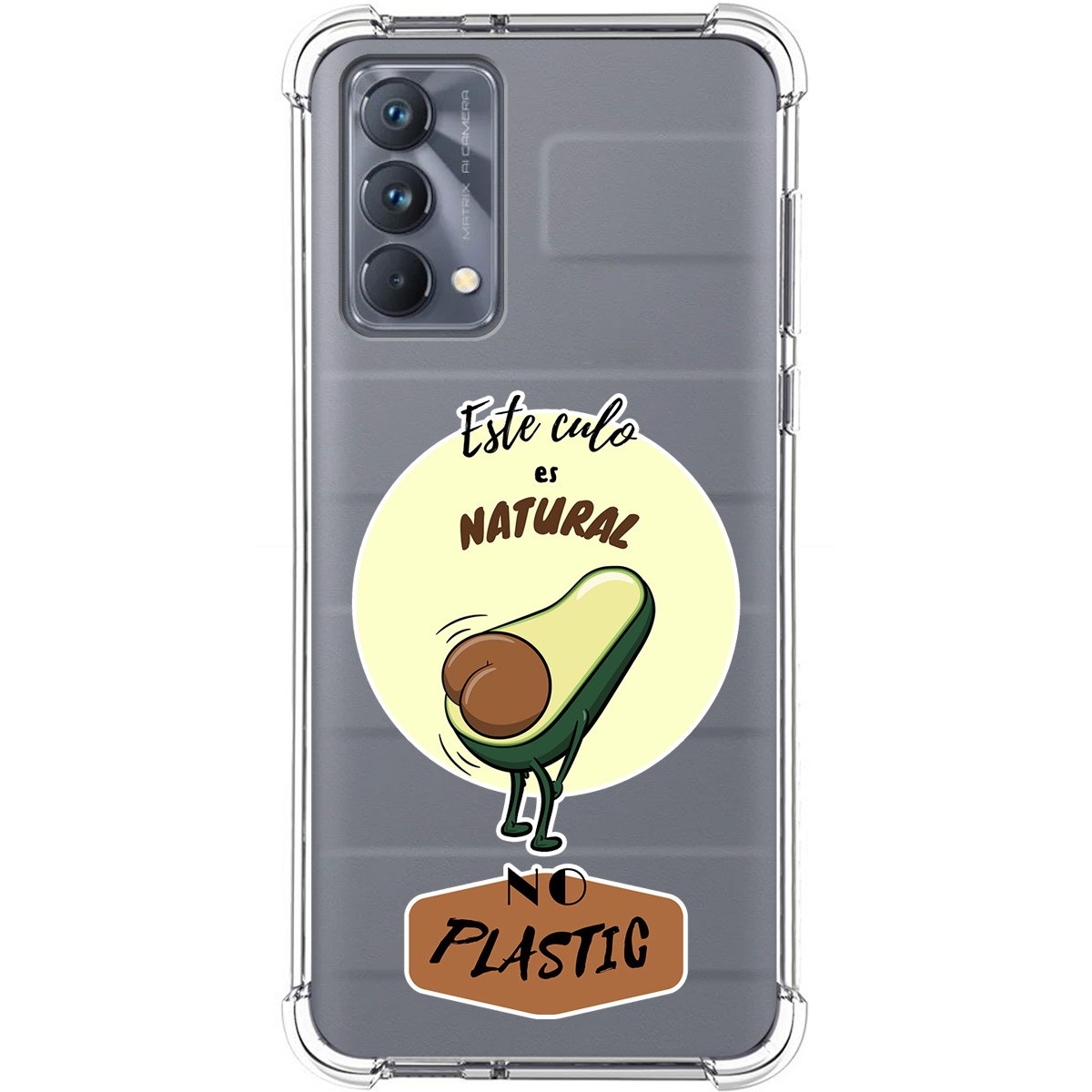 Funda Silicona Antigolpes para Realme GT Master Edition diseño Culo Natural Dibujos
