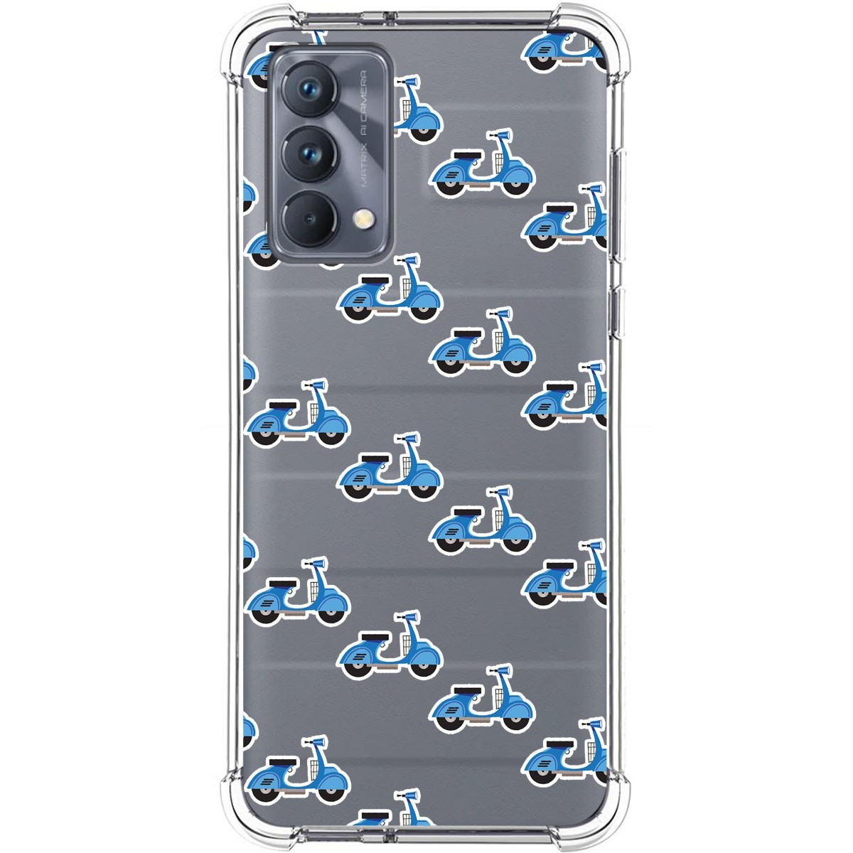 Funda Silicona Antigolpes para Realme GT Master Edition diseño Scooter Dibujos