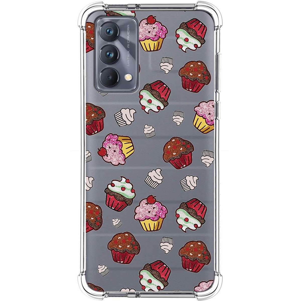 Funda Silicona Antigolpes para Realme GT Master Edition diseño Muffins Dibujos