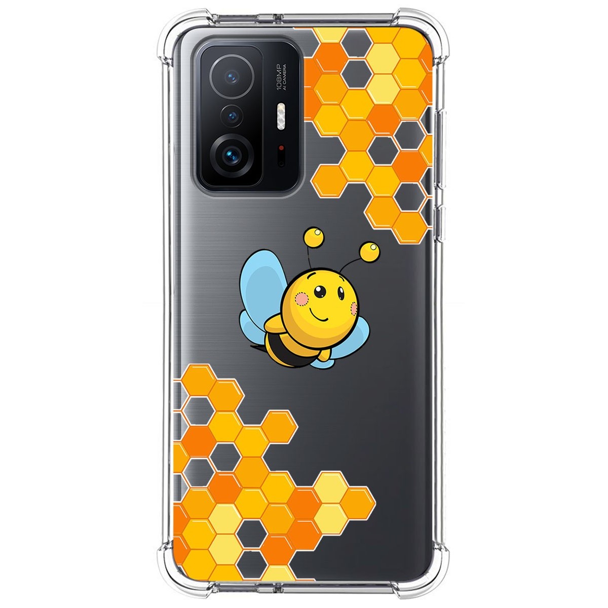 Funda Silicona Antigolpes para Xiaomi 11T 5G / 11T Pro 5G diseño Abeja Dibujos