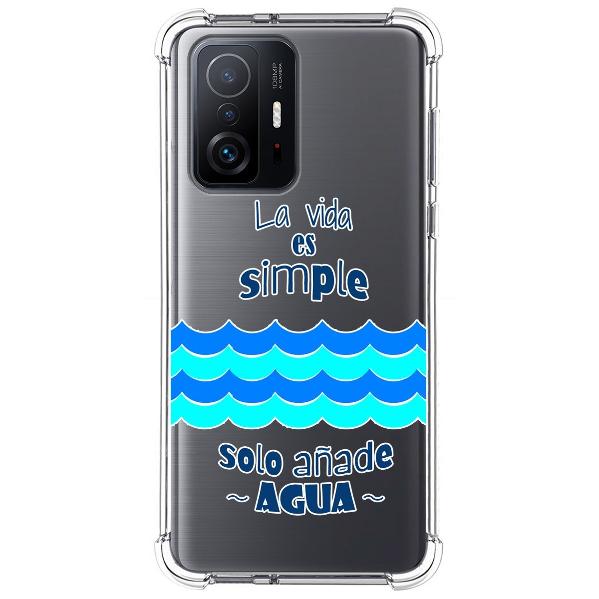 Funda Silicona Antigolpes para Xiaomi 11T 5G / 11T Pro 5G diseño Agua Dibujos