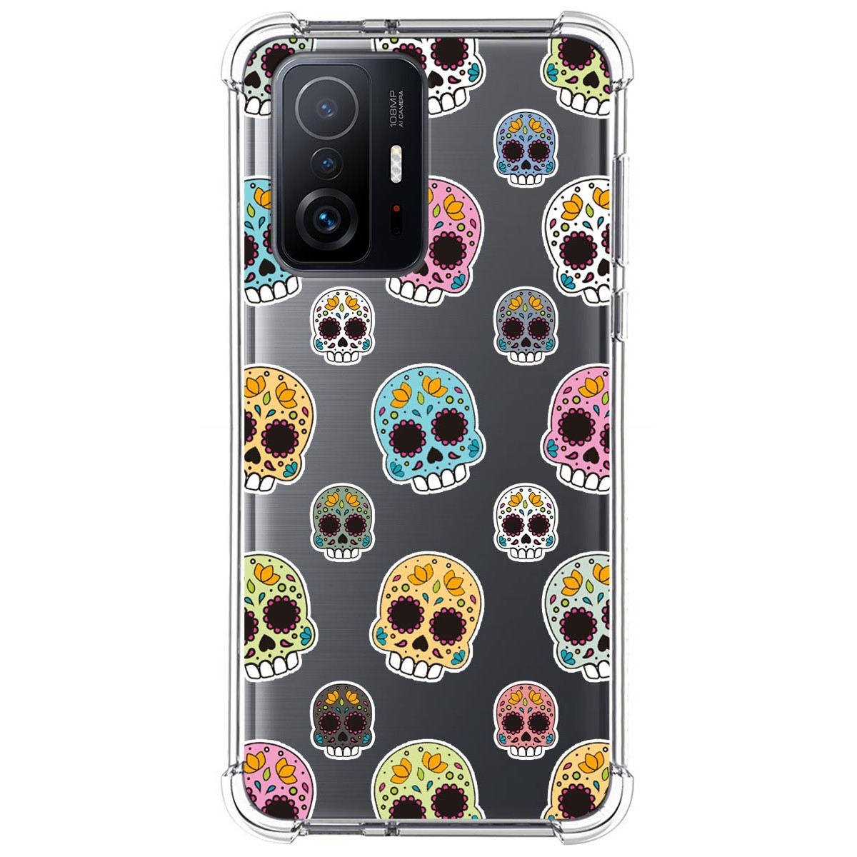 Funda Silicona Antigolpes para Xiaomi 11T 5G / 11T Pro 5G diseño Catrina Dibujos