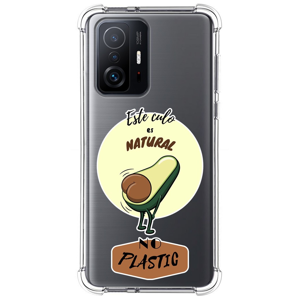 Funda Silicona Antigolpes para Xiaomi 11T 5G / 11T Pro 5G diseño Culo Natural Dibujos