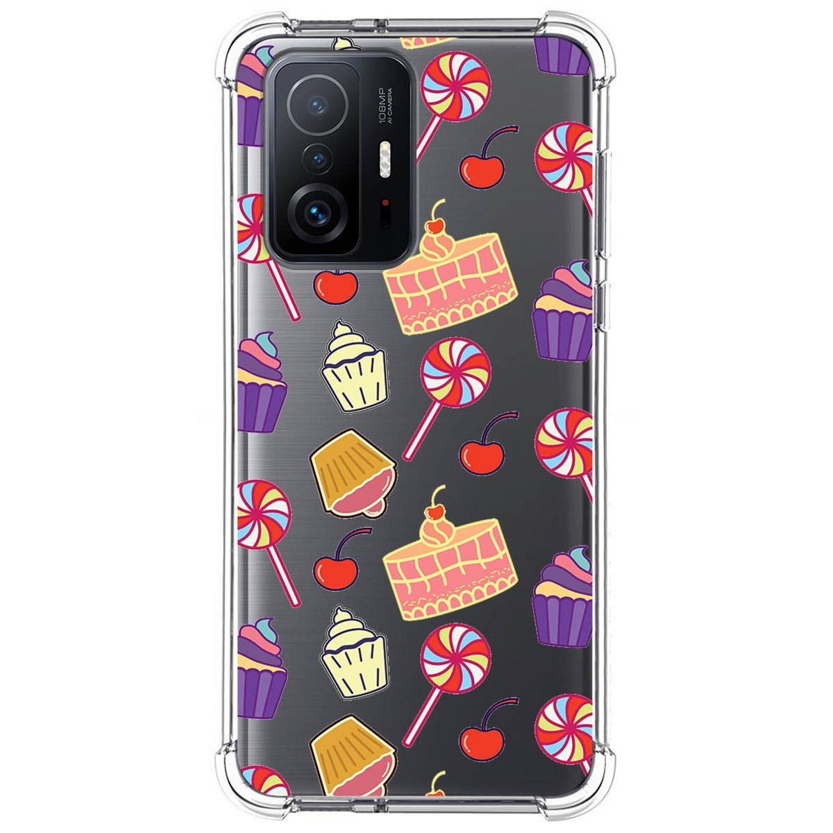 Funda Silicona Antigolpes para Xiaomi 11T 5G / 11T Pro 5G diseño Dulces 01 Dibujos