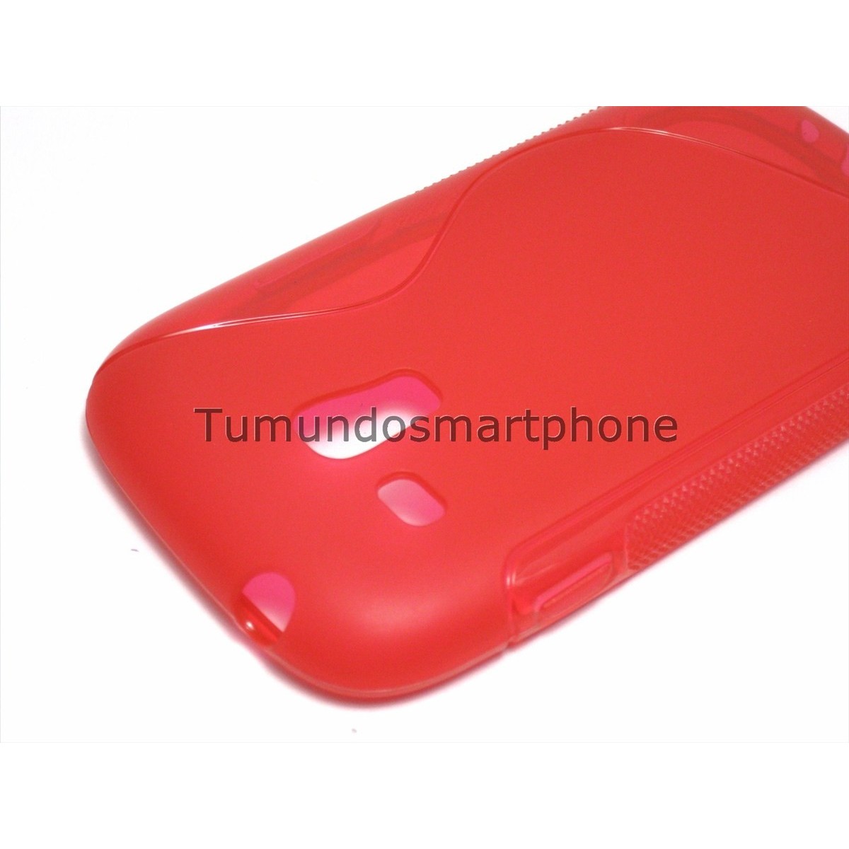 Funda Gel Tpu Samsung Galaxy S3 Mini I8190 S Line Color Roja