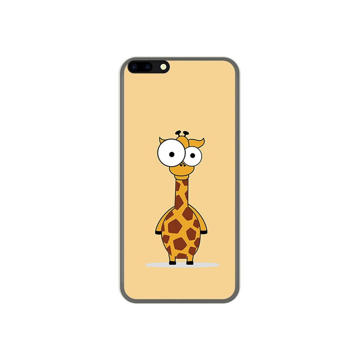 Funda Gel Tpu para Leagoo M7 Diseño Jirafa Dibujos