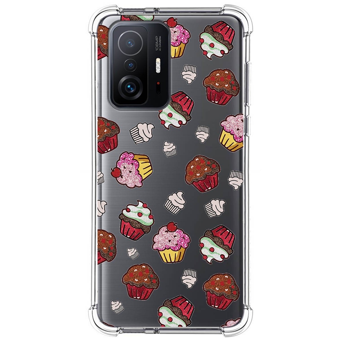 Funda Silicona Antigolpes para Xiaomi 11T 5G / 11T Pro 5G diseño Muffins Dibujos