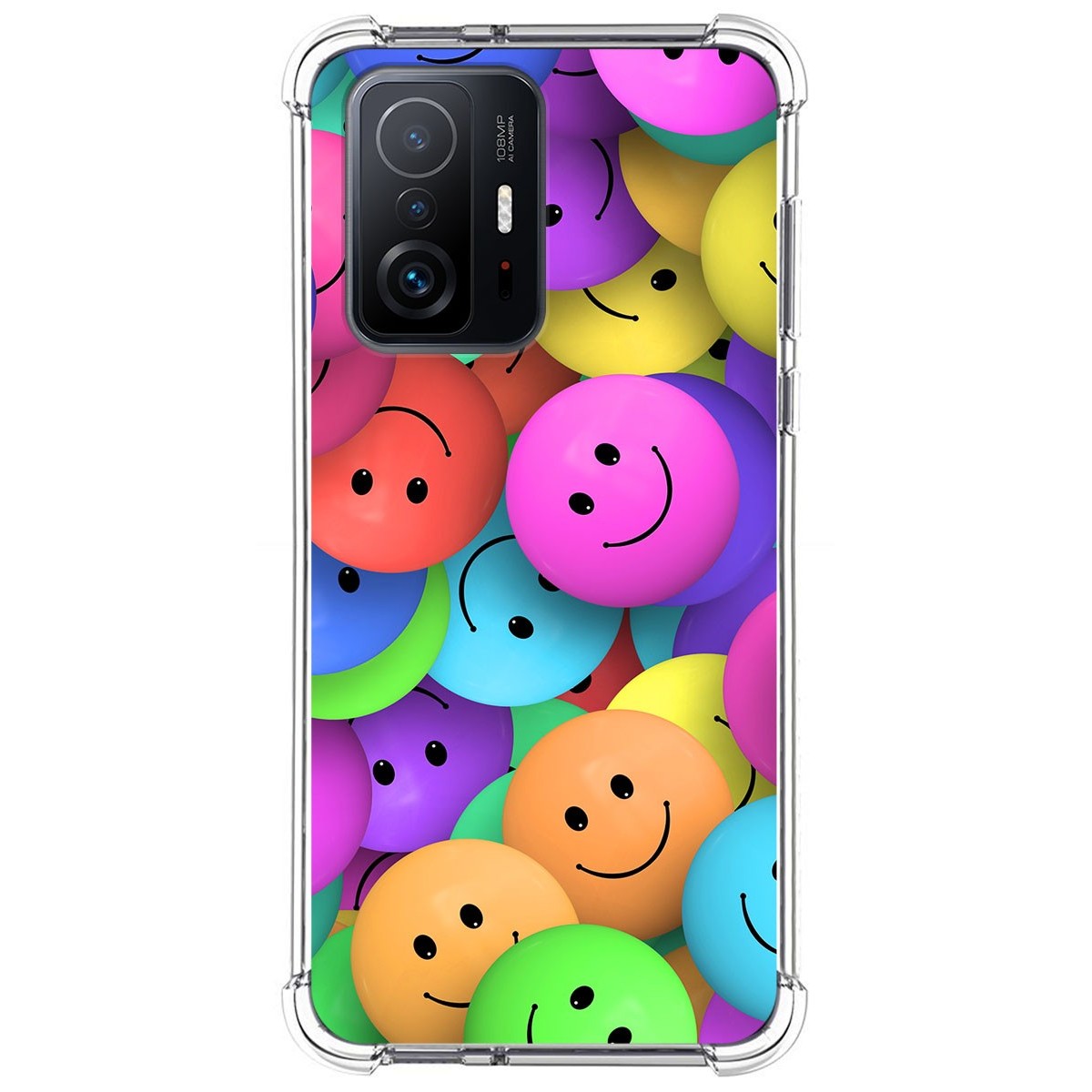 Funda Silicona Antigolpes para Xiaomi 11T 5G / 11T Pro 5G diseño Smile Dibujos