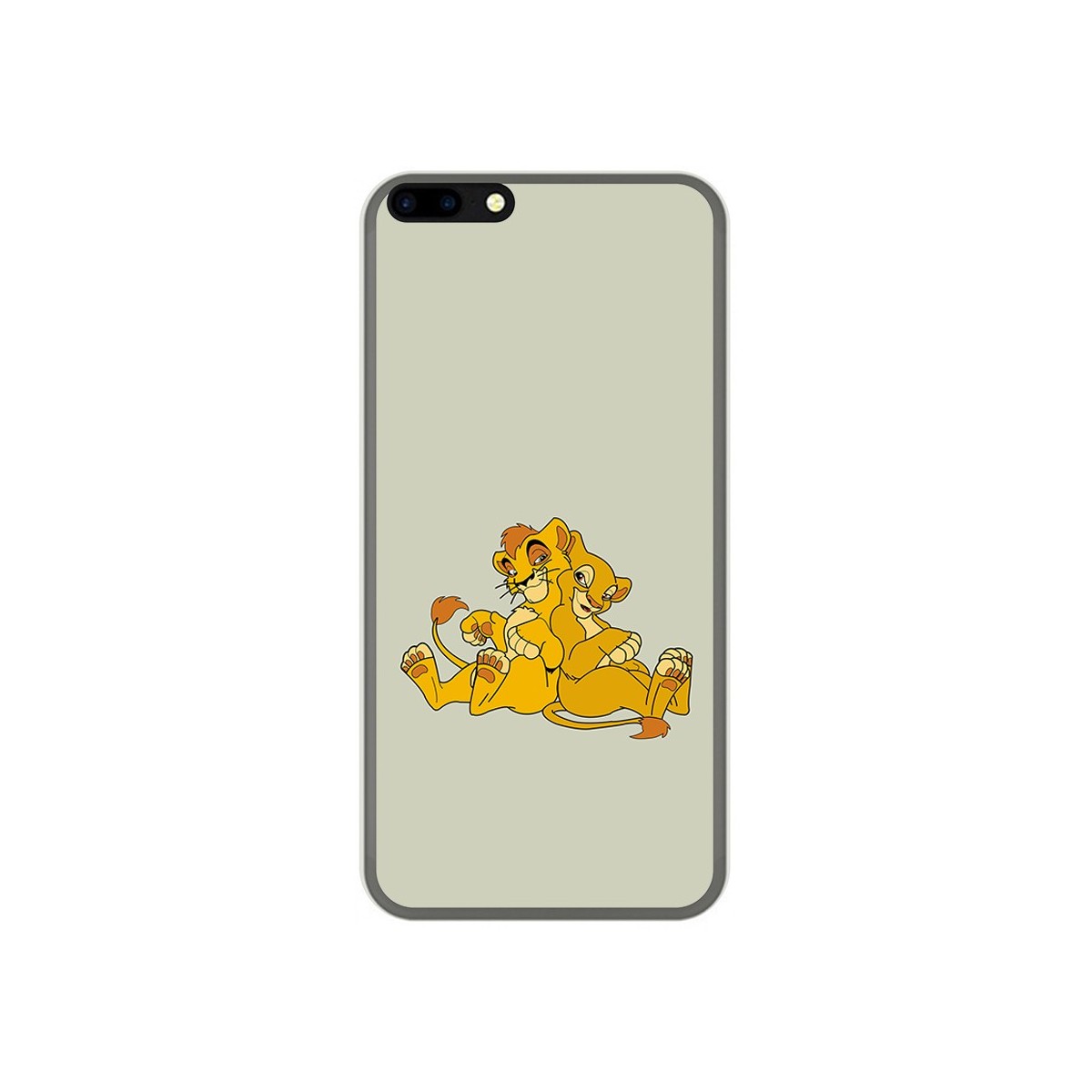 Funda Gel Tpu para Leagoo M7 Diseño Leones Dibujos