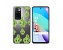 Funda Silicona Transparente para Xiaomi Redmi 10 (2021/2022) diseño Cactus Dibujos