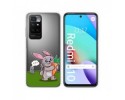 Funda Silicona Transparente para Xiaomi Redmi 10 (2021/2022) diseño Conejo Dibujos
