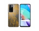 Funda Silicona Transparente para Xiaomi Redmi 10 (2021/2022) diseño Hojas Dibujos