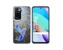 Funda Silicona Transparente para Xiaomi Redmi 10 (2021/2022) diseño Plumas Dibujos