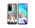 Funda Silicona Transparente para Xiaomi Redmi 10 (2021/2022) diseño Unicornio Dibujos