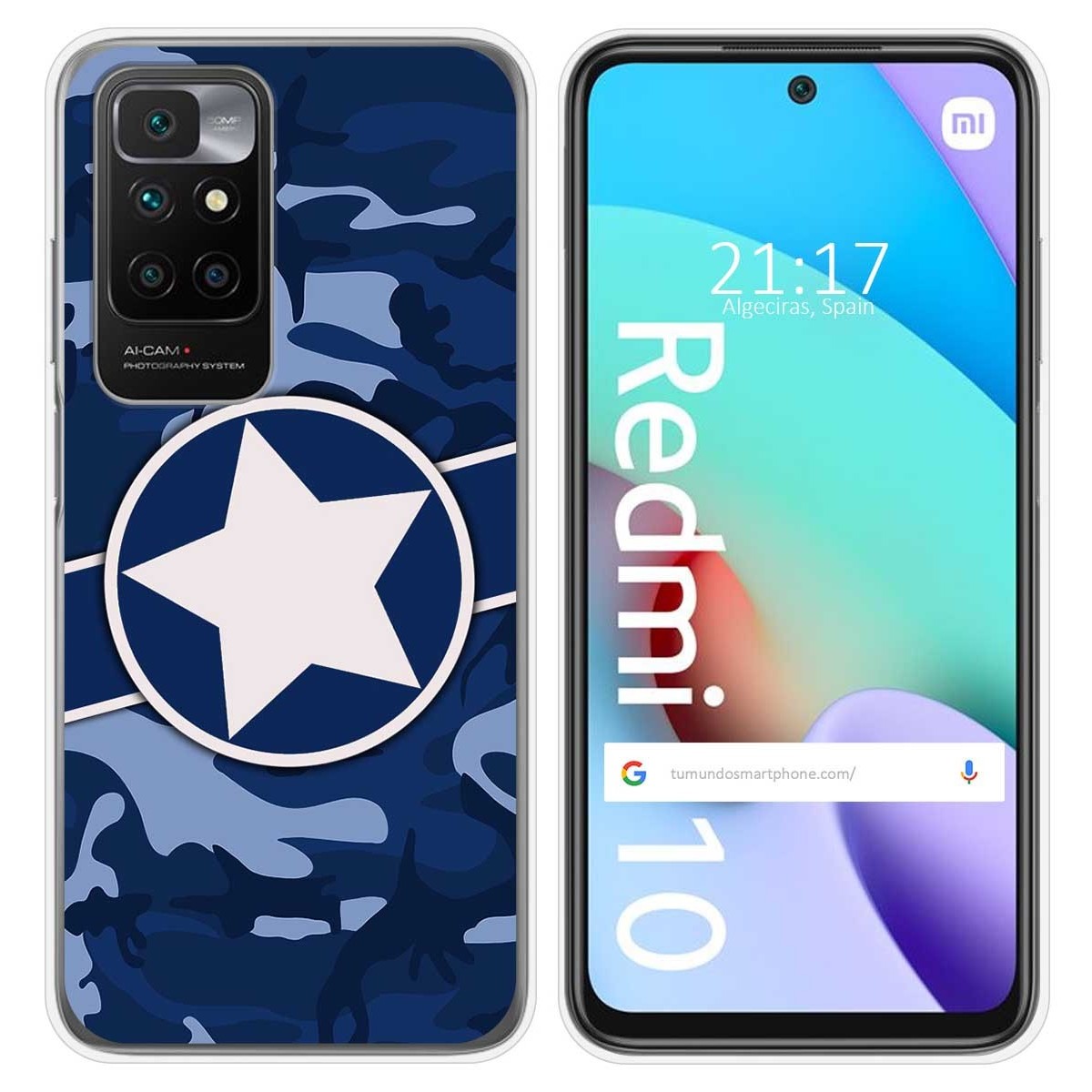 Funda Silicona para Xiaomi Redmi 10 (2021/2022) diseño Camuflaje 03 Dibujos