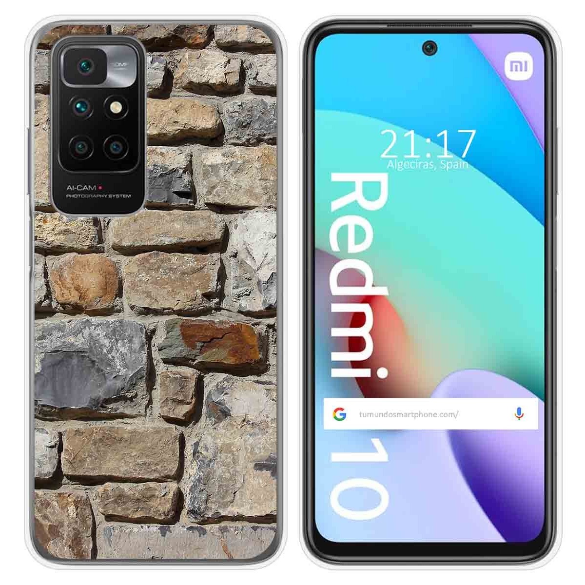 Funda Silicona para Xiaomi Redmi 10 (2021/2022) diseño Ladrillo 03 Dibujos