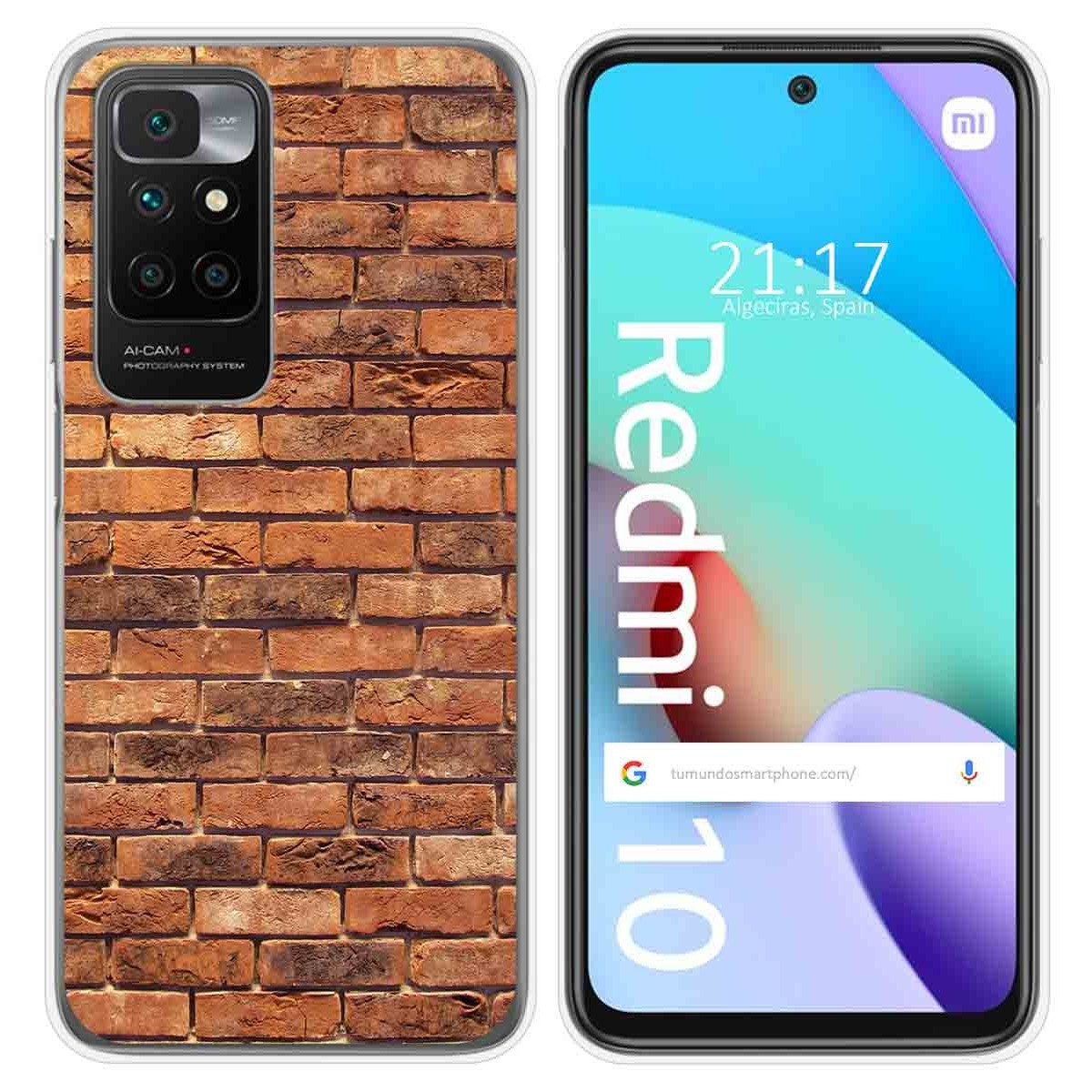 Funda Silicona para Xiaomi Redmi 10 (2021/2022) diseño Ladrillo 04 Dibujos