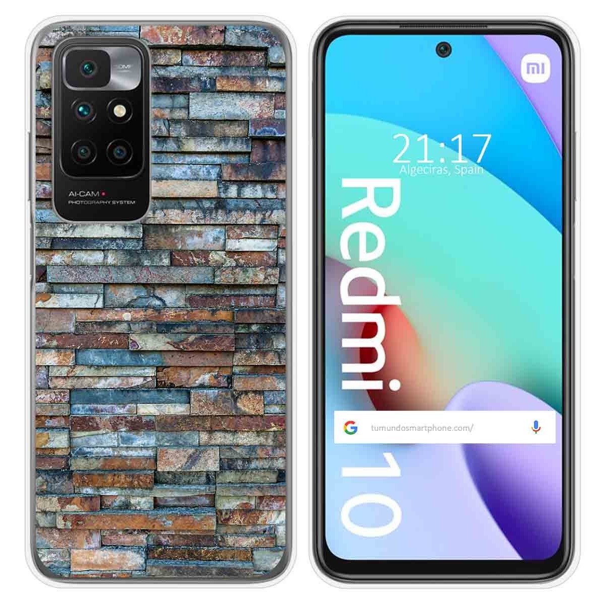 Funda Silicona para Xiaomi Redmi 10 (2021/2022) diseño Ladrillo 05 Dibujos