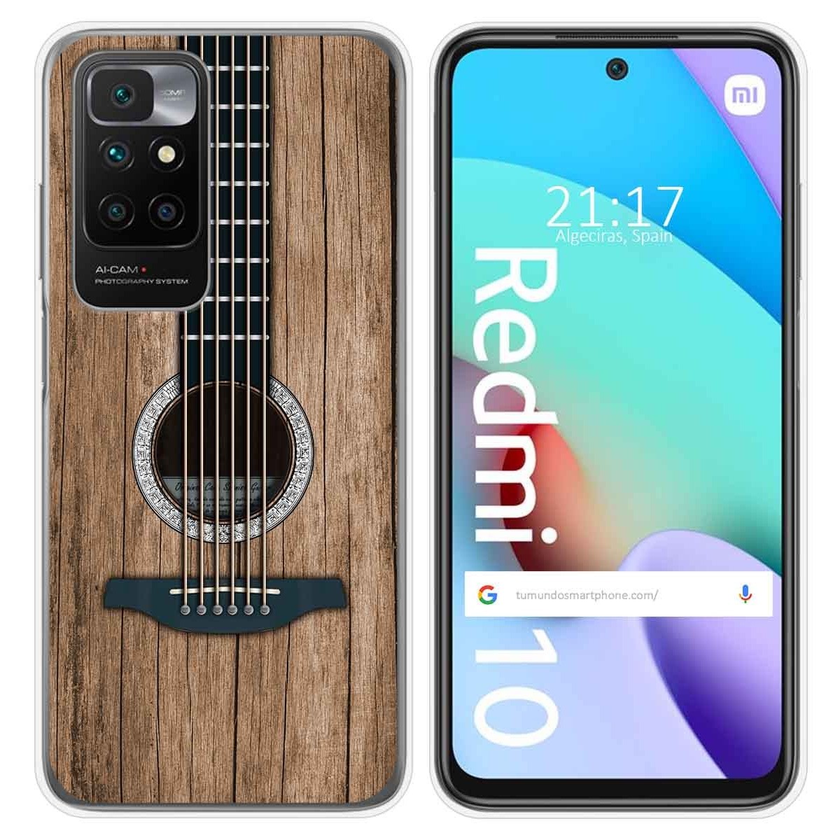 Funda Silicona para Xiaomi Redmi 10 (2021/2022) diseño Madera 11 Dibujos