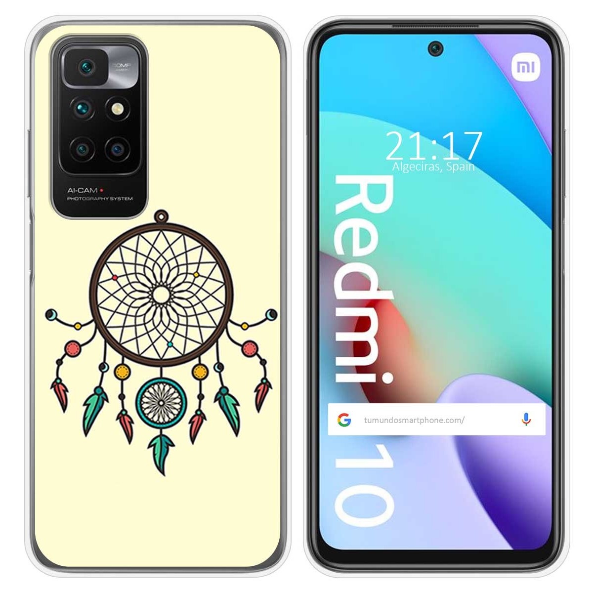 Funda Silicona para Xiaomi Redmi 10 (2021/2022) diseño Atrapasueños Dibujos
