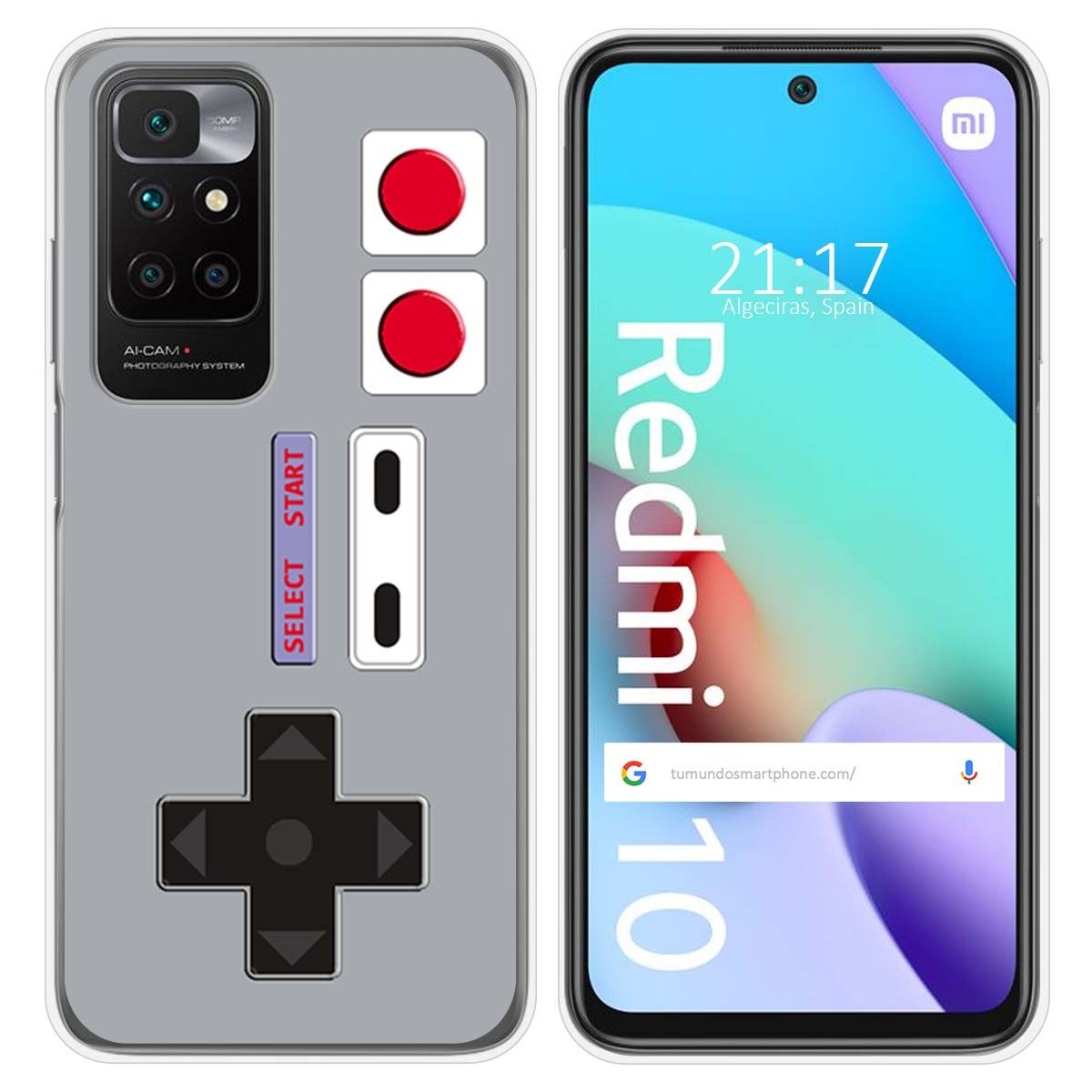 Funda Silicona para Xiaomi Redmi 10 (2021/2022) diseño Consola Dibujos