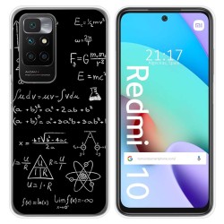Funda Silicona para Xiaomi Redmi 10 (2021/2022) diseño Formulas Dibujos