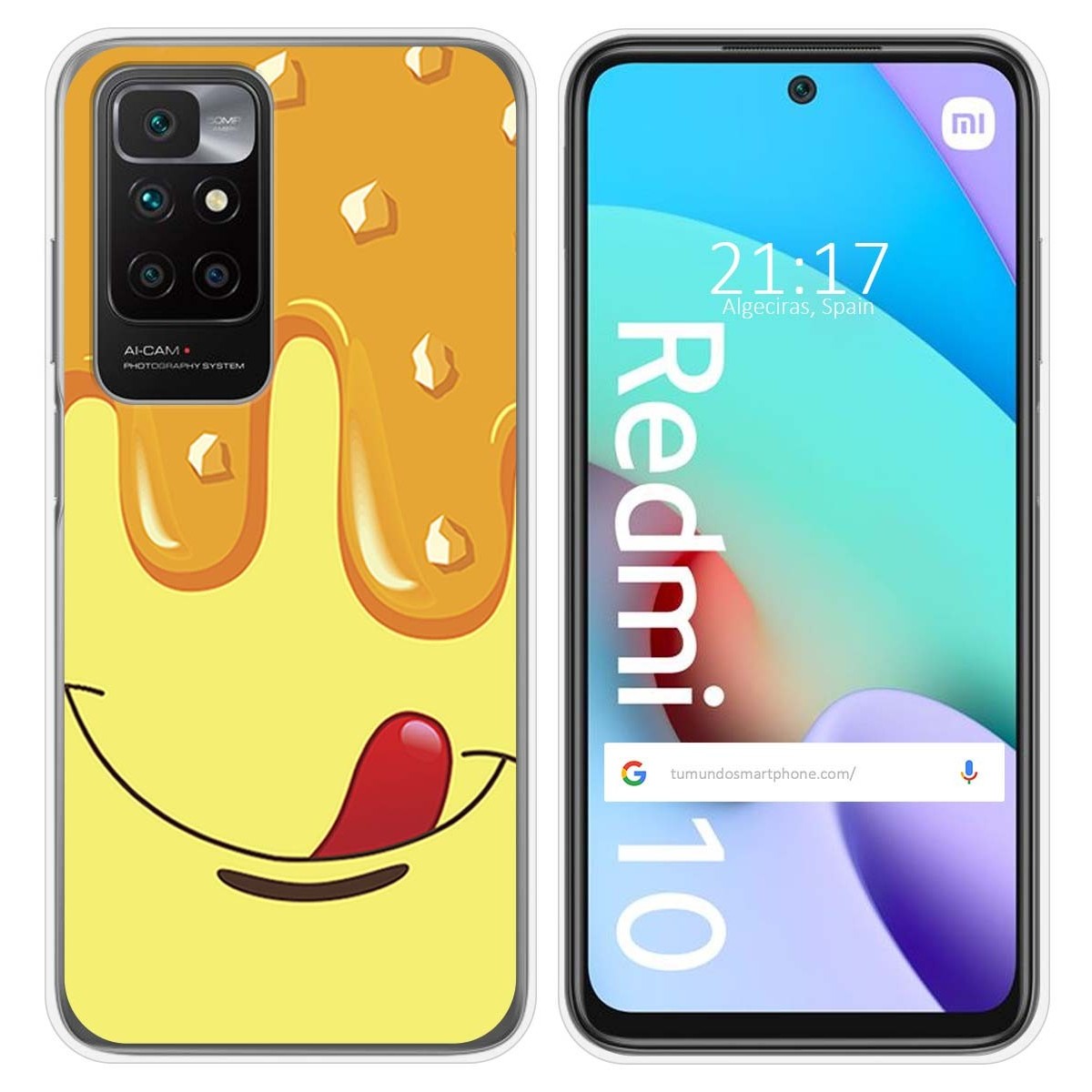 Funda Silicona para Xiaomi Redmi 10 (2021/2022) diseño Helado Vainilla Dibujos