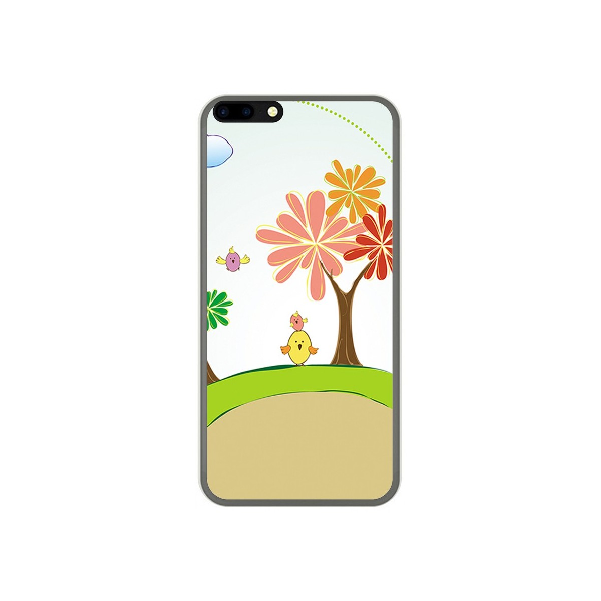 Funda Gel Tpu para Leagoo M7 Diseño Primavera Dibujos