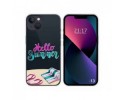 Funda Silicona Transparente compatible con iPhone 13 (6.1) diseño Summer Dibujos