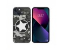 Funda Silicona compatible con iPhone 13 (6.1) diseño Camuflaje 02 Dibujos