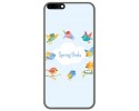 Funda Gel Tpu para Leagoo M7 Diseño Spring Birds Dibujos